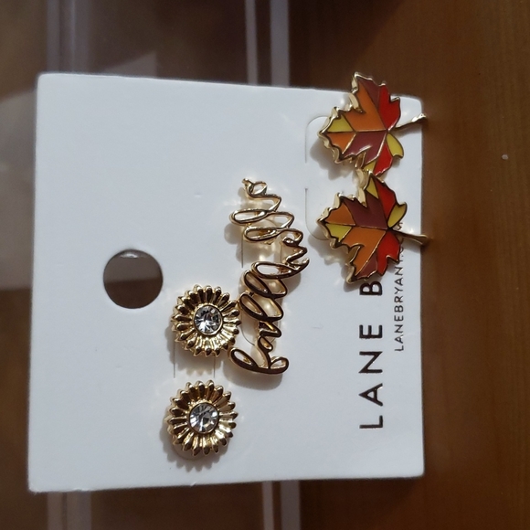 !One set left!Fall themed earring set - Picture 2 of 3